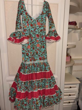 Vestido flamenca mujer 