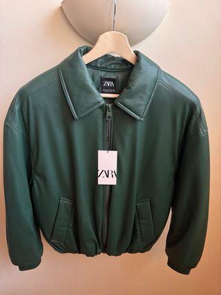 ZARA CHAQUETA HOMBRE VERDE