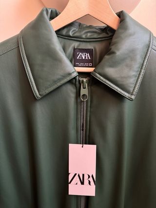 ZARA CHAQUETA HOMBRE VERDE