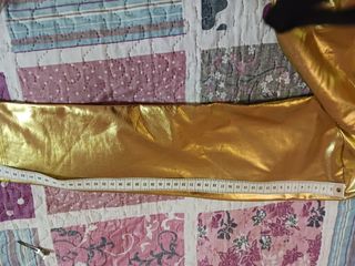 Body maillot dorado baile o disfraz