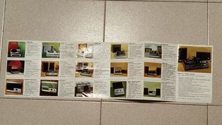 Catálogo de 1972 de la marca FARO