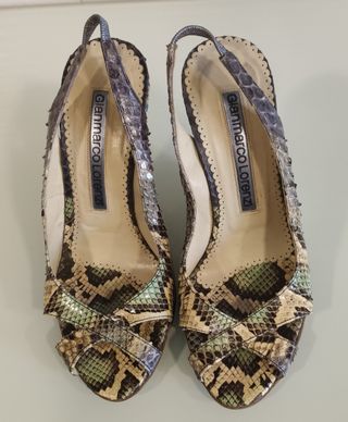 Zapato de tacón con cuña de Gianmarco Lorenzi