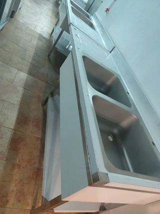 Fregadero dos senos 180