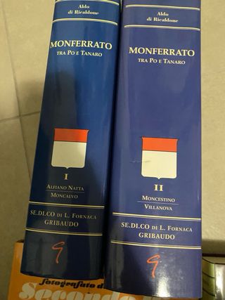 Libri vari monferrato/piemonte/castelli e Po