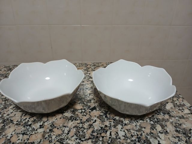 Cuencos en forma de pétalos