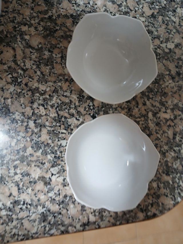 Cuencos en forma de pétalos