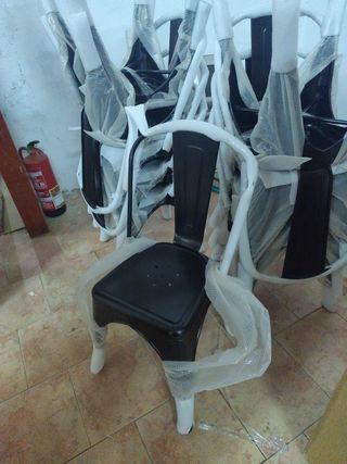 Sillas metal