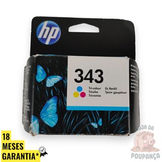 Tinteiro Original HP 343 Tricolor SELADO