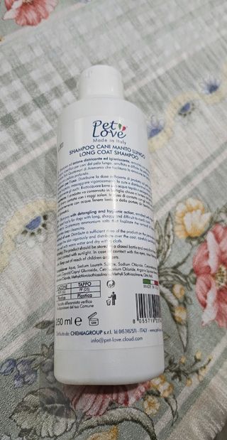 Shampoo per cani manto lungo 