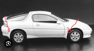Aletines mazda mx3 buen estado
