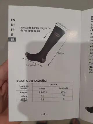 Calcetines calefactables