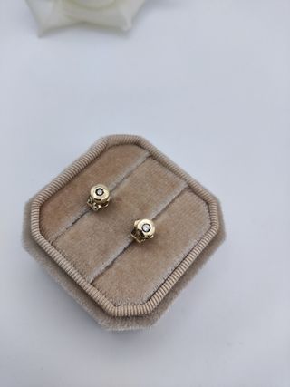 Pendientes de oro 18kt con diamantes