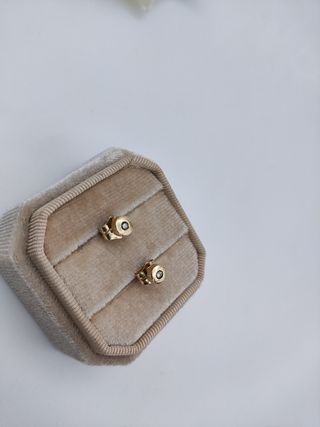 Pendientes de oro 18kt con diamantes