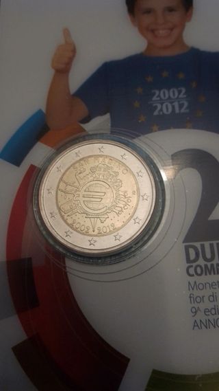 Cofanetto 2 € San Marino 2012 10 anni dell'euro