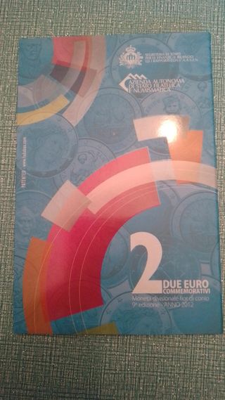 Cofanetto 2 € San Marino 2012 10 anni dell'euro