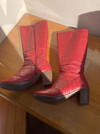 Botas altas rojas de Yokono talka 37