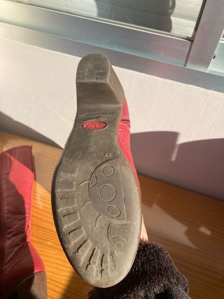 Botas altas rojas de Yokono talka 37
