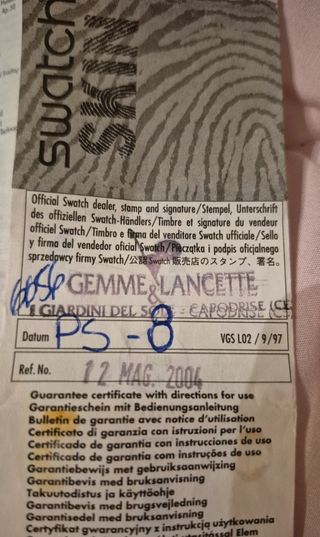 Swacht skin nuovo scatola e certificato