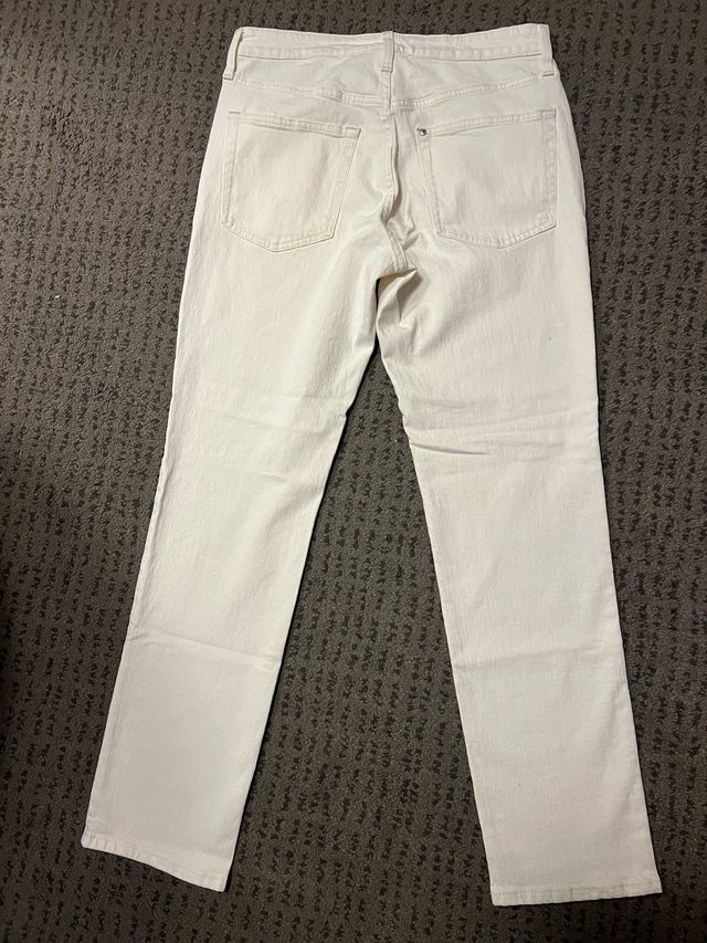 Pantalones vaqueros blancos