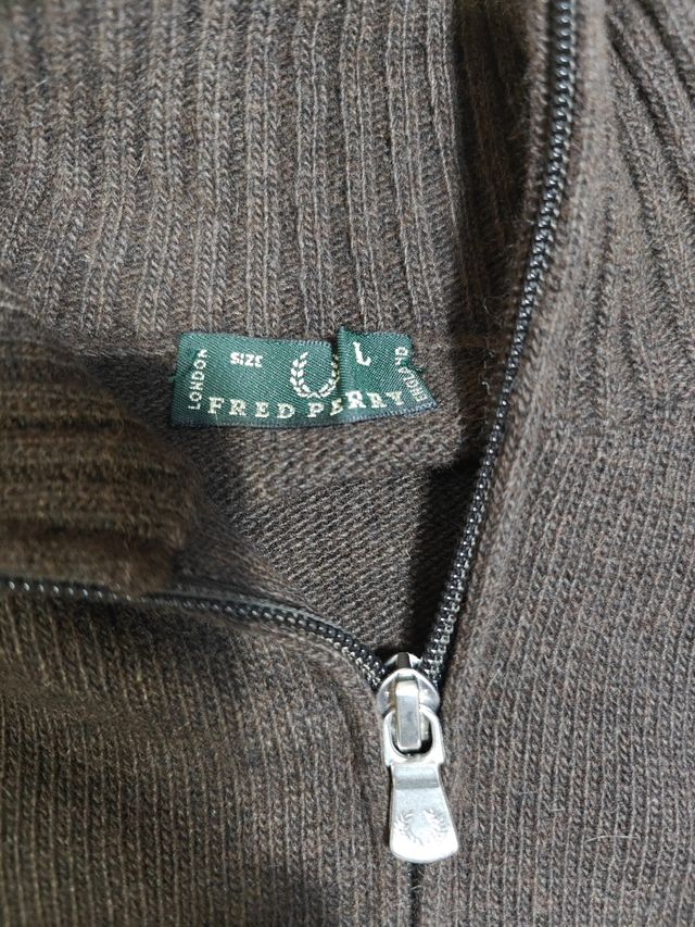 Chaqueta de punto Fred Perry para mujer - Talla L