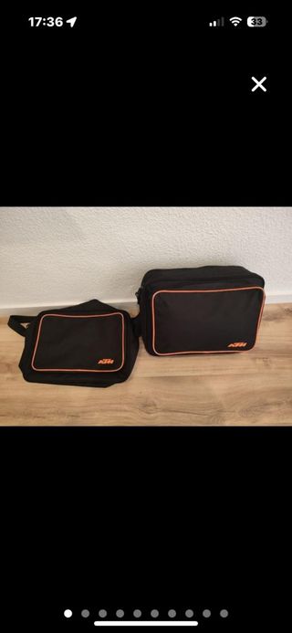 Bolsa maletas moto