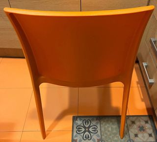 4 sillas de cocina apilables
