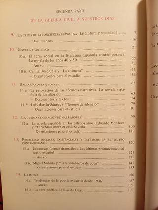 LITERATURA ESPAÑOLA 1 Y 2. ANAYA.