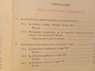 LITERATURA ESPAÑOLA 1 Y 2. ANAYA.