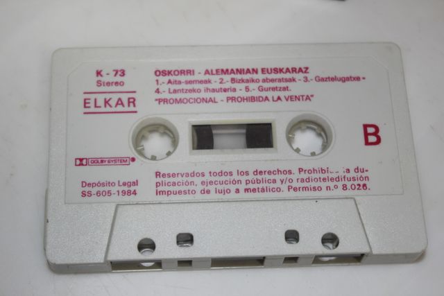 CASSETTE OSKORRI ALEMANIAN EUSKARAZ