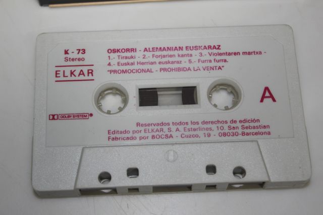CASSETTE OSKORRI ALEMANIAN EUSKARAZ