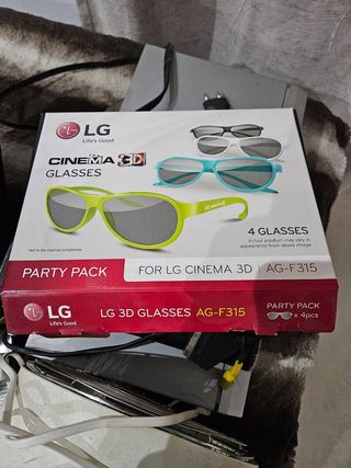 Gafas lg 3d pack 4 unidades