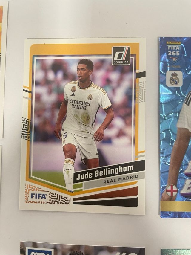 Lote 13 Bellingham Real Madrid Inglaterra Panini