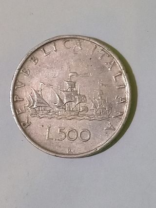 500 lire argento caravelle