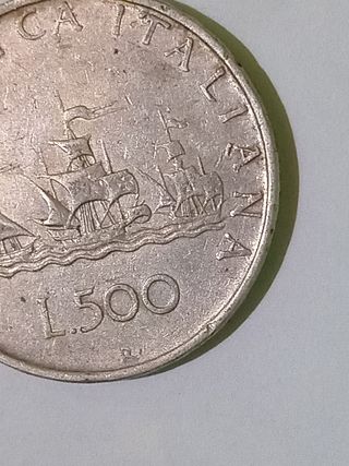 500 lire argento caravelle