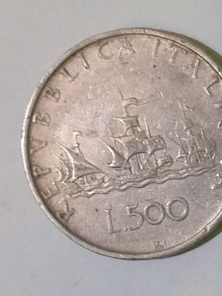 500 lire argento caravelle