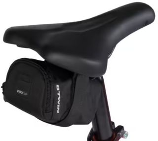 Bolsa sillín bici negra BTWIN