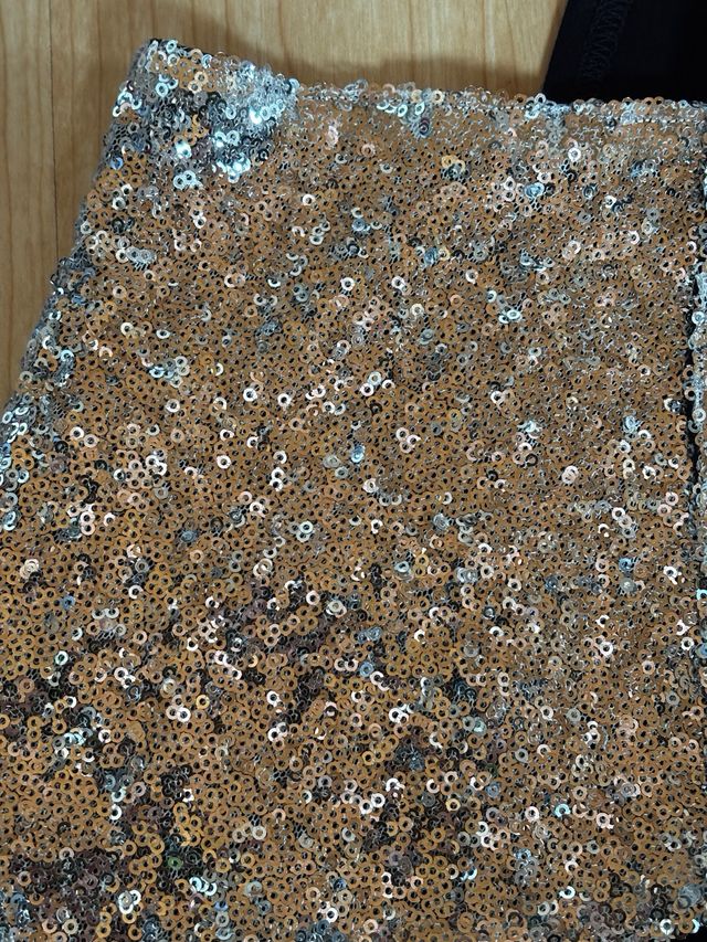 Top lentejuelas plata