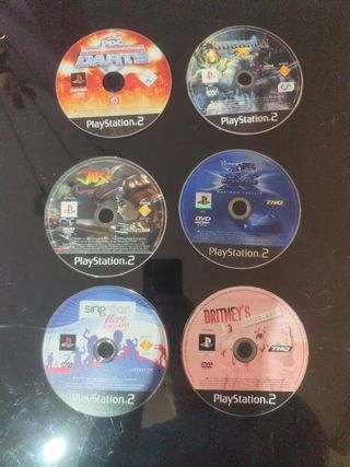 Lote solo discos ps2.
