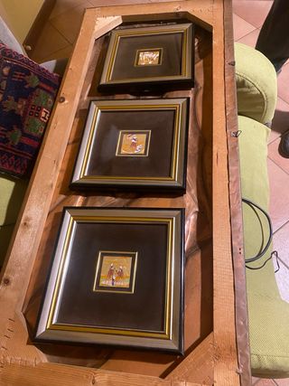 Tre quadretti del pittore Francesco Martini