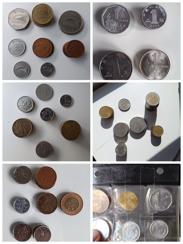 Monedas de varios países