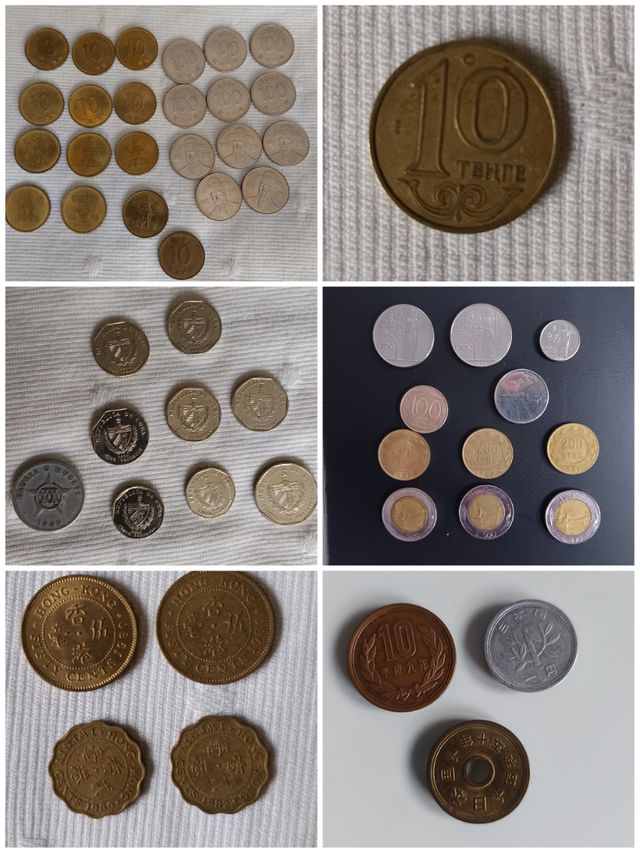 Monedas de varios países