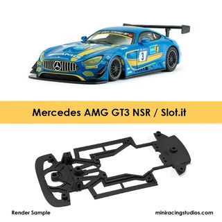 Chasis 3D carbono Mercedes AMG NSR soporte NSR