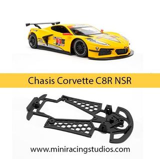 Chasis 3D Carbono Corvette C8R NSR soporte NSR