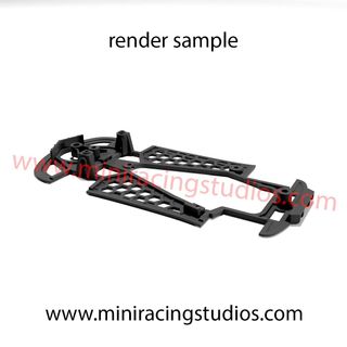 Chasis 3D Carbono Corvette C8R NSR soporte NSR
