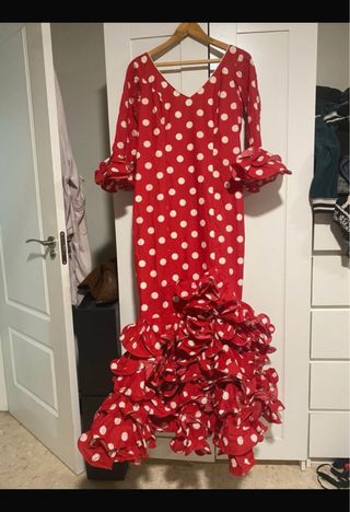 Traje flamenca lunares