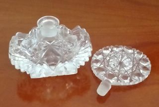 Set cristallo Vintage porta profumo 