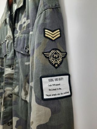 Camisa militar Pull & Bear