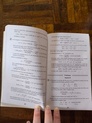 Selectividad química Bachillerato LOGSE 2003