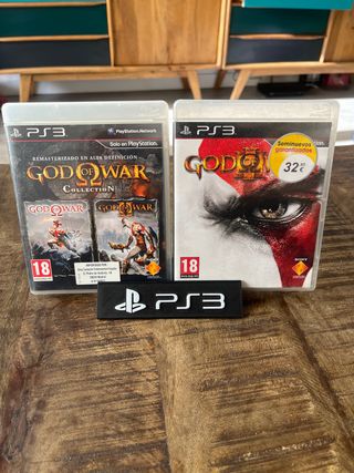 2 juegos God of War ps3 completos pal esp