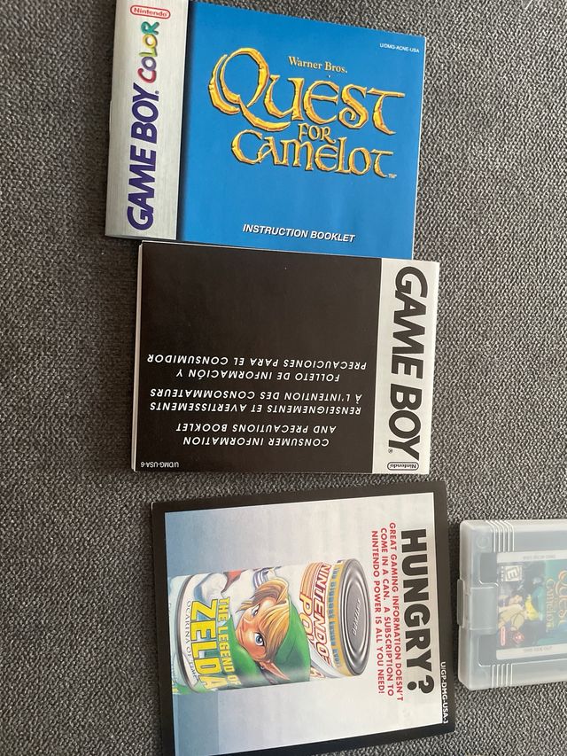 Gameboy color quest for camelot
